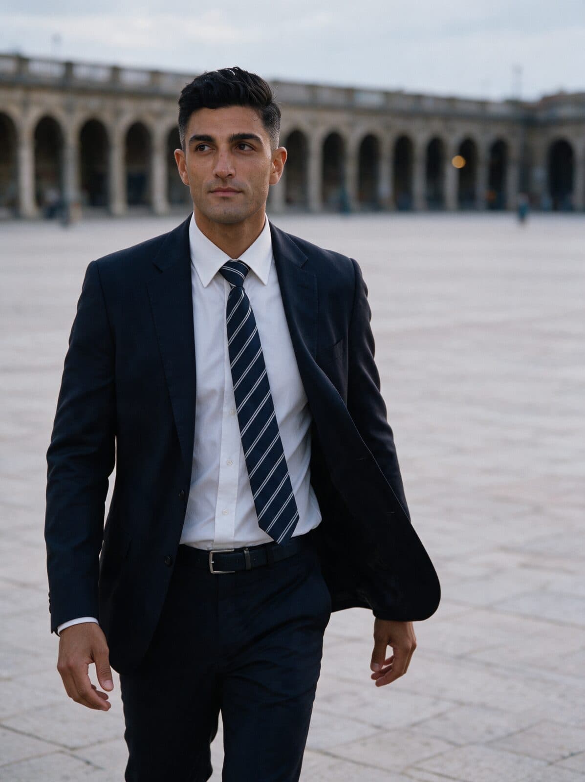Abito navy due bottoni